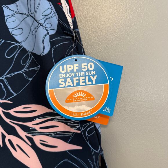 Columbia Blue Floral Tidal Sands II Skort NEW XL - Picture 3 of 7